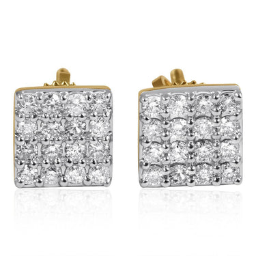 10k Yellow Gold Diamond Earring 0.40 CTW